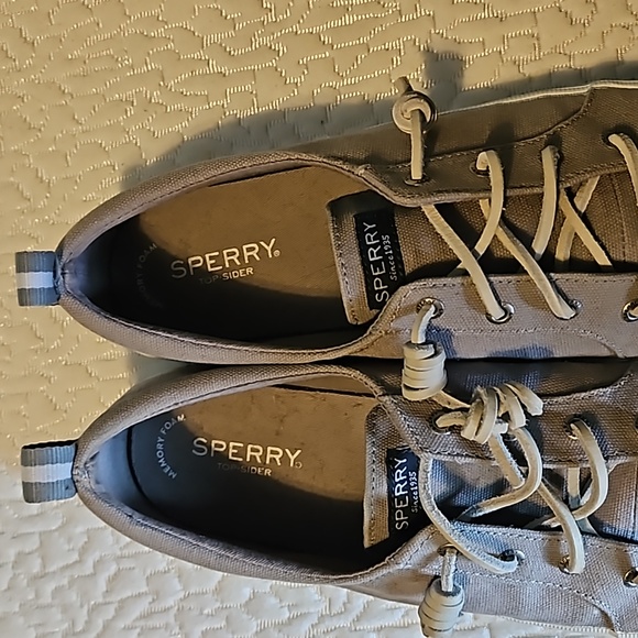 Sperry boat shoes, casual, gray, size 11 - Picture 4 of 5